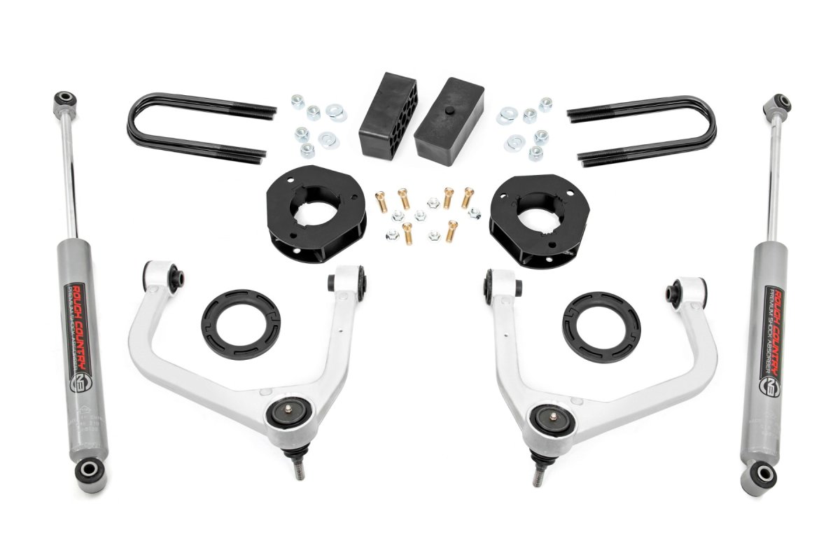 GMC Sierra 1500 Suspension Lift Kit - Rear - Rough Country - Mono Leaf - '19-'24